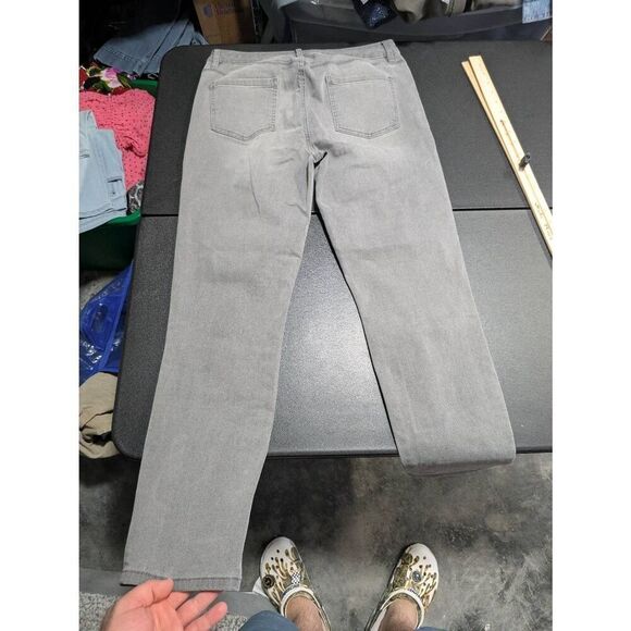 Buffalo David Bitton Pursuit Super Soft Skinny Grey Mid Rise Stretch Skinny Jean - Picture 5 of 6